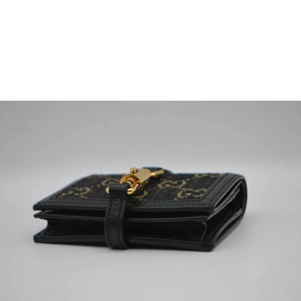 GUCCI Jackie GG Denim Card Case Wallet - Picture 3 of 6